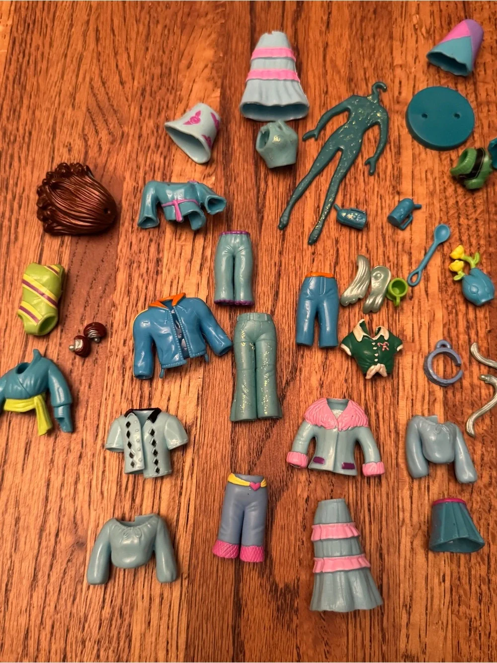 Vintage Y2K Mattel Fashion Polly Pocket Clothing & Accessory Lot